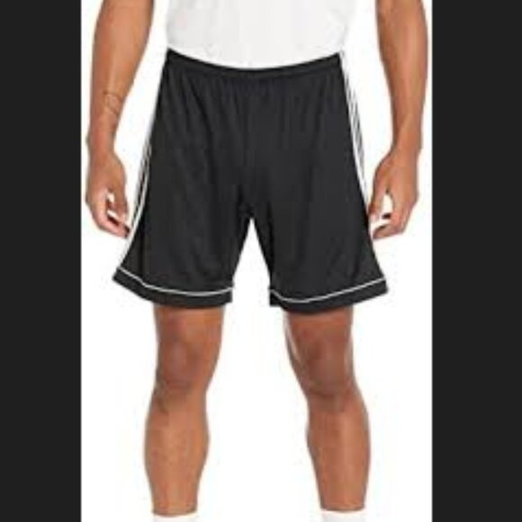 ADIDAS CLIMALITE BLACK AND WHITE SHORTS - MED - Picture 1 of 4
